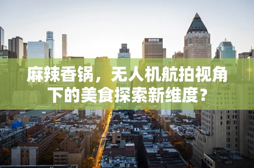 麻辣香锅，无人机航拍视角下的美食探索新维度？