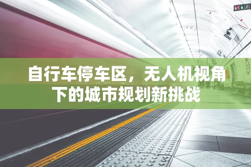 自行车停车区，无人机视角下的城市规划新挑战