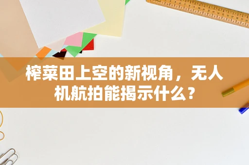 榨菜田上空的新视角，无人机航拍能揭示什么？