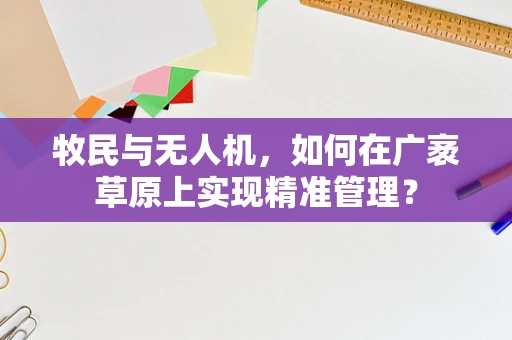 牧民与无人机，如何在广袤草原上实现精准管理？
