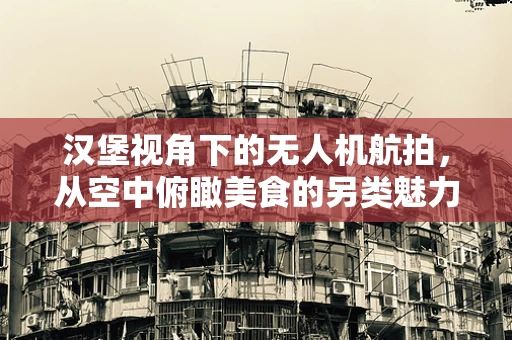 汉堡视角下的无人机航拍，从空中俯瞰美食的另类魅力