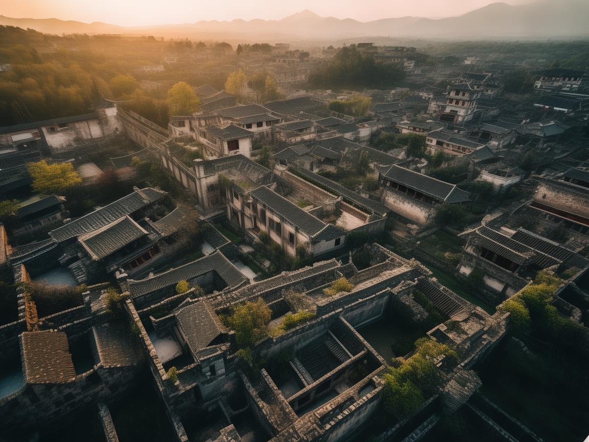 醴陵古城的空中视角，无人机航拍能揭示哪些不为人知的秘密？