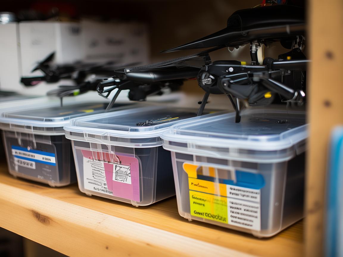 如何利用袜子收纳盒，让无人机航拍装备更井井有条？