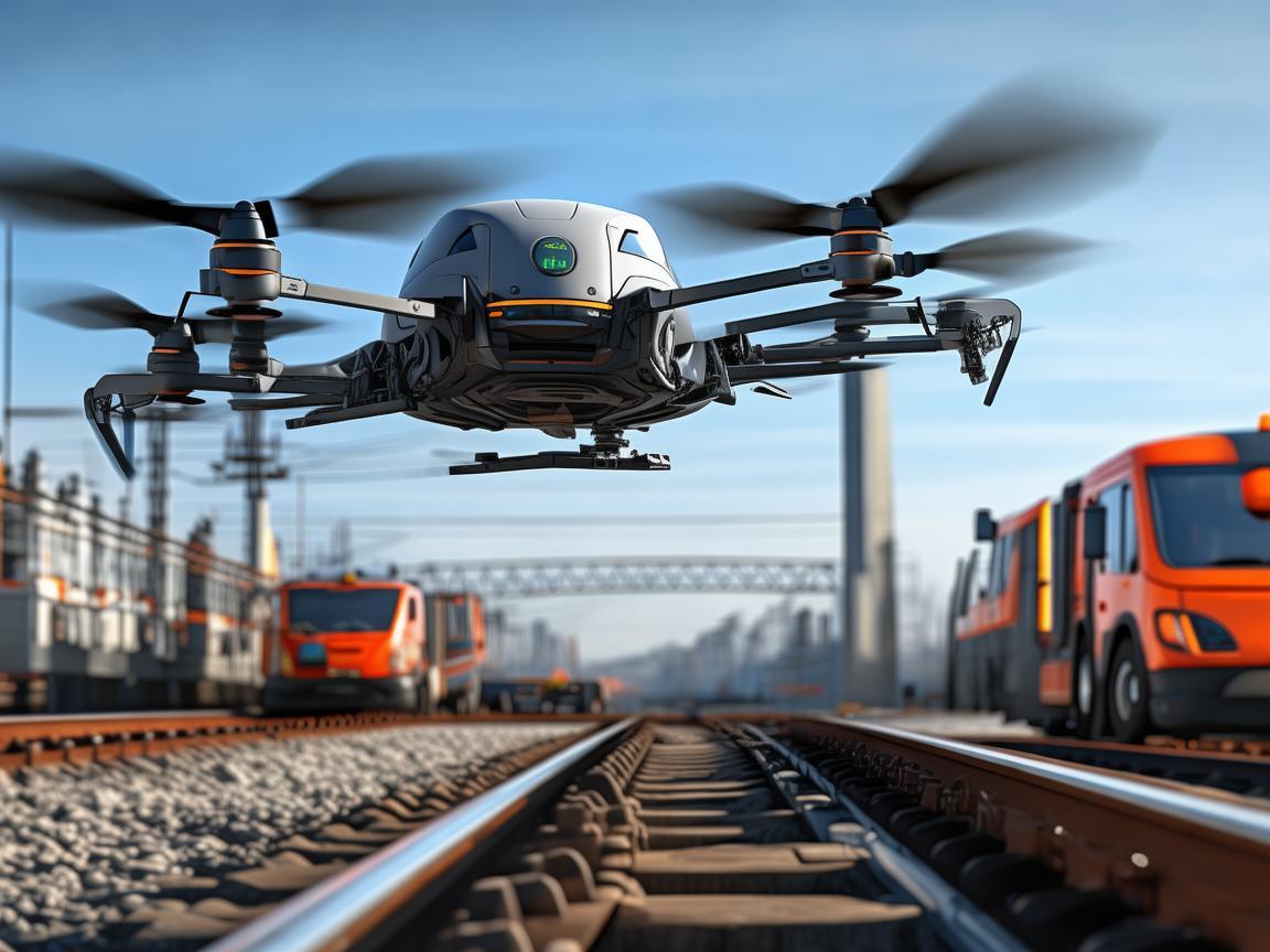 铁路接触网作业车的空中助手，无人机如何革新检修效率？