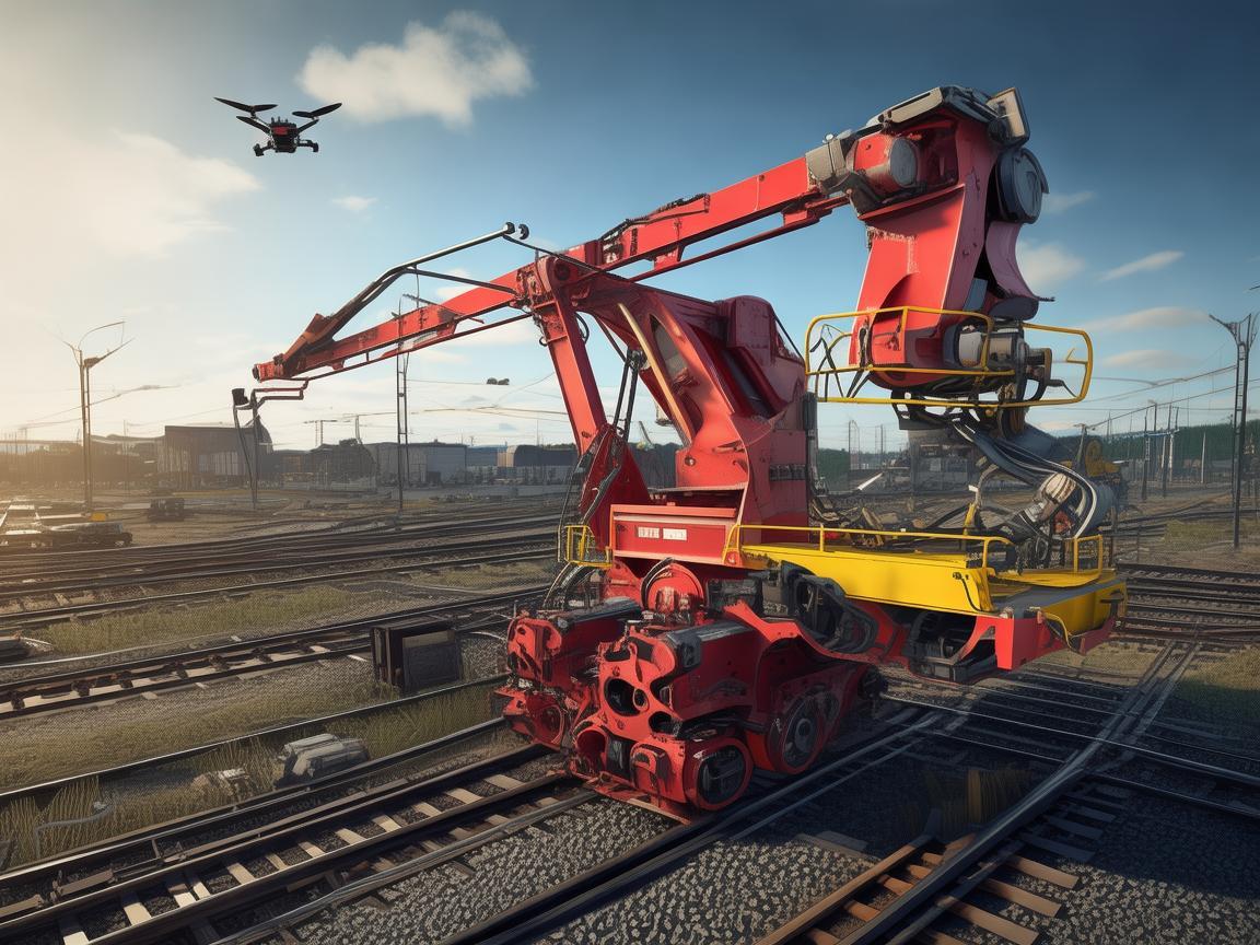 铁路救援起重机，如何在无人机航拍中高效定位与评估？