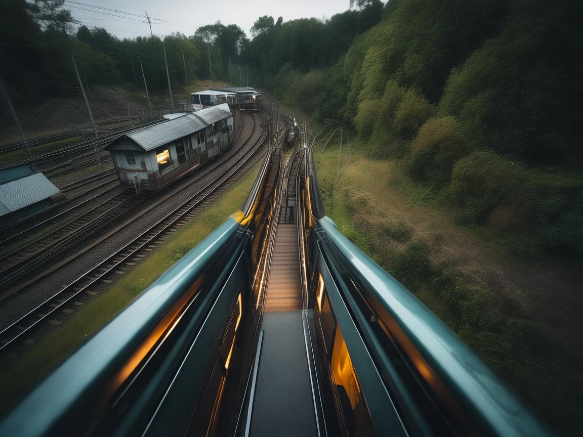 列车车厢的视角,无人机航拍能揭示哪些不为人知的秘密?