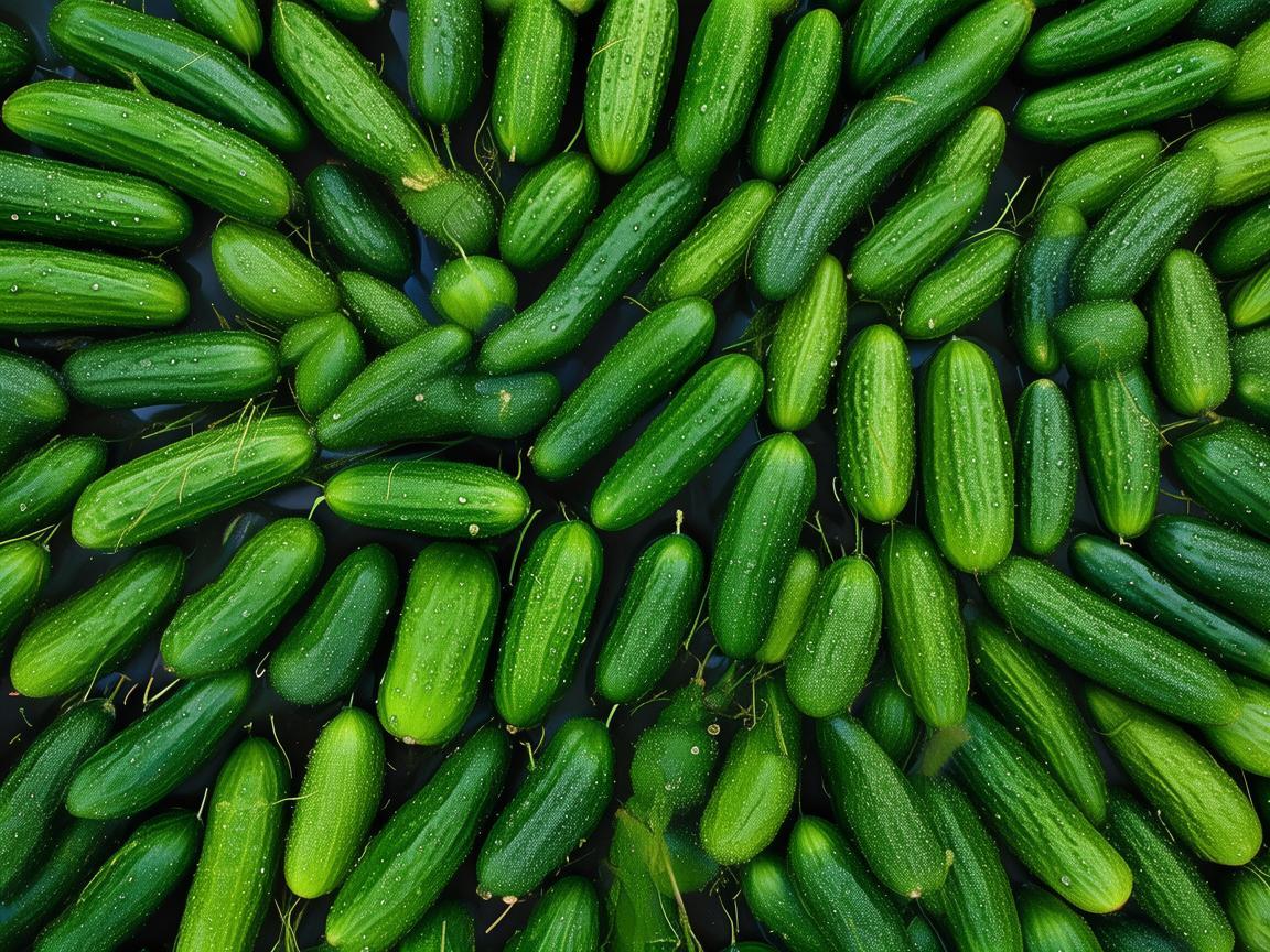 黄瓜，空中视角下的绿色奇迹