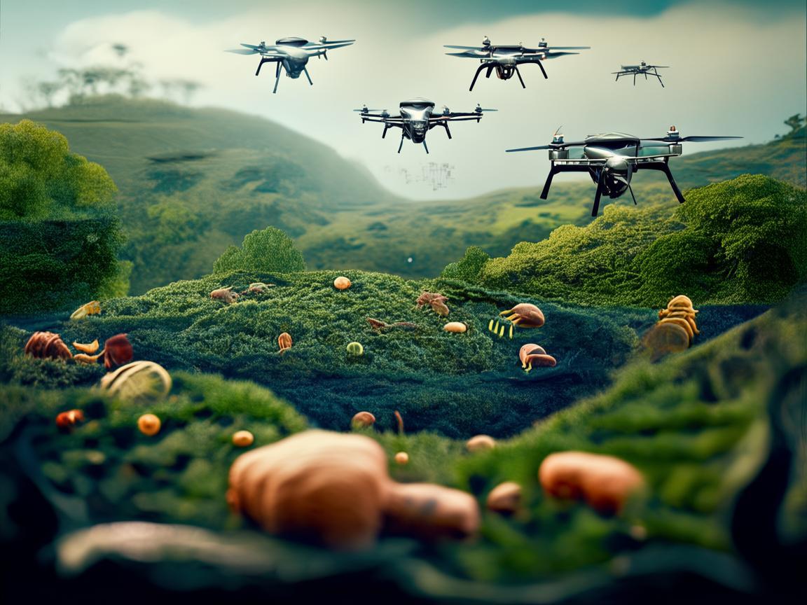 人类生物学与无人机航拍，如何利用空中视角探索生命奥秘？