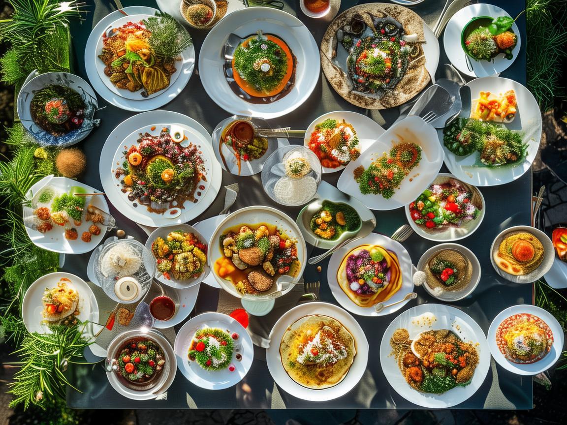 空中视角下的美食盛宴，无人机航拍如何为厨师的创意舞台增添新维度？