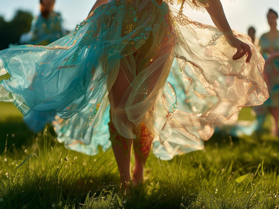 舞蹈服在无人机航拍中能带来哪些独特的视觉效果？