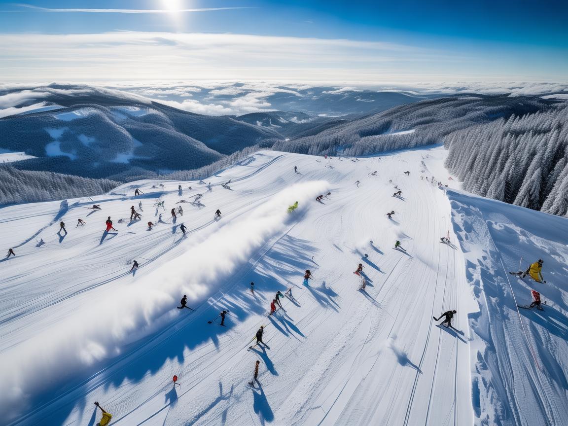 滑雪场上的空中视角,无人机航拍如何捕捉雪道上的速度与激情? 滑雪场上的空中视角,无人机航拍如何捕捉雪道上的速度与激情?