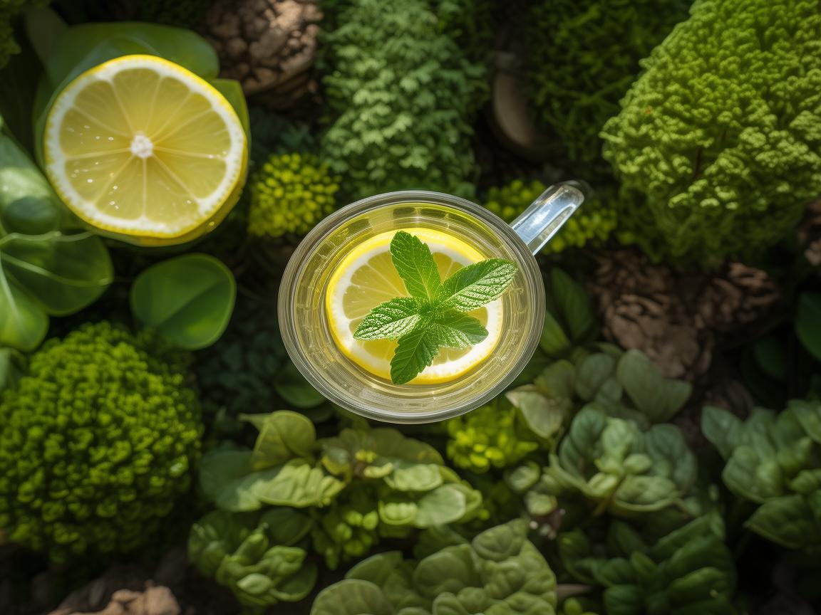 柠檬茶,无人机航拍视角下的创意饮品新视角?