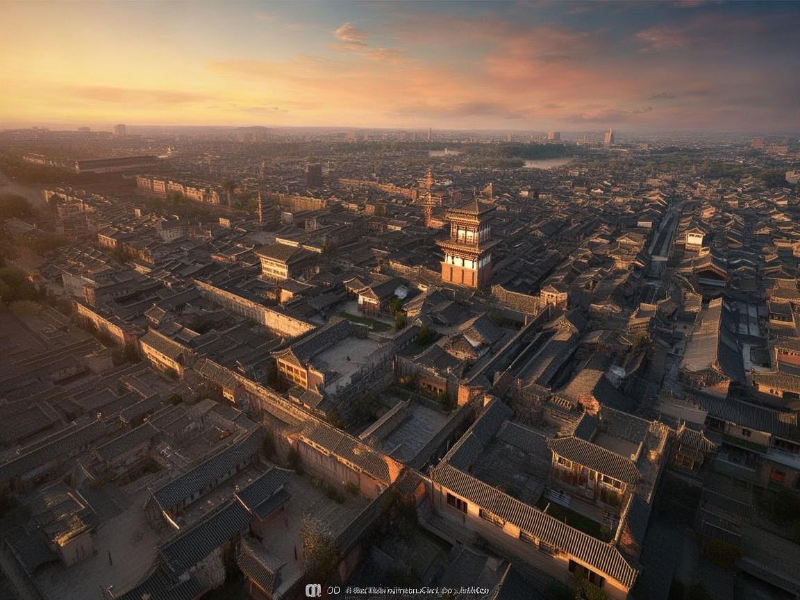 襄阳古城的空中视角下，藏着哪些不为人知的故事？